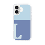 Slim Protection Case［ オリジナル - initial two tone - L blue ］