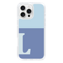 Slim Protection Case［ オリジナル - initial two tone - L blue ］