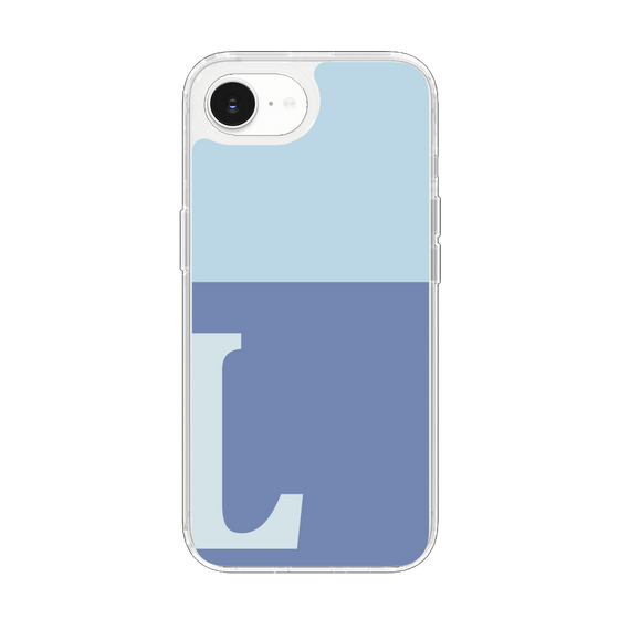 Slim Protection Case［ Original - initial two tone - L blue ］