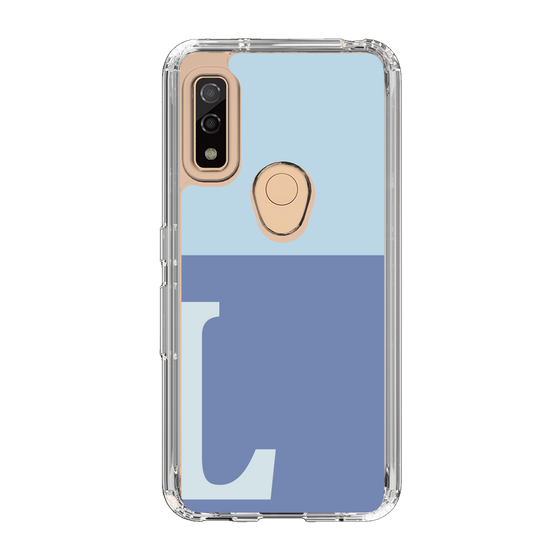 Slim Protection Case［ Original - initial two tone - L blue ］