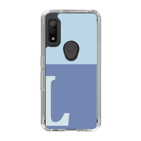 Slim Protection Case［ Original - initial two tone - L blue ］