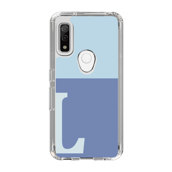 Slim Protection Case［ Original - initial two tone - L blue ］