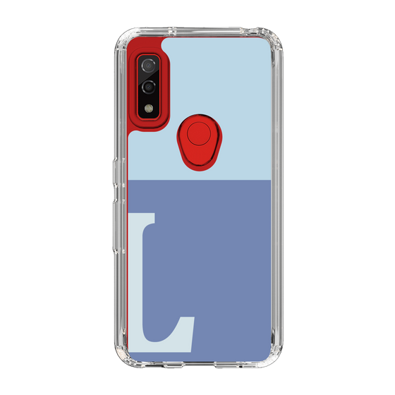 Slim Protection Case［ Original - initial two tone - L blue ］
