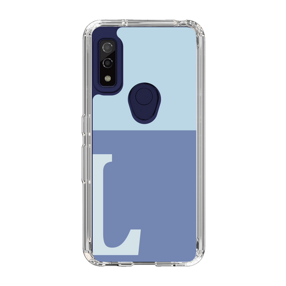 Slim Protection Case［ Original - initial two tone - L blue ］
