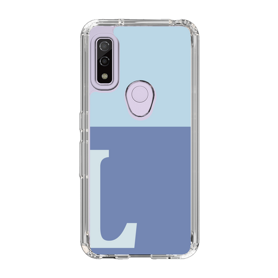 Slim Protection Case［ Original - initial two tone - L blue ］