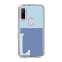 Slim Protection Case［ Original - initial two tone - L blue ］