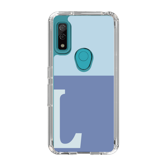 Slim Protection Case［ Original - initial two tone - L blue ］