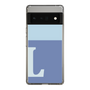 Slim Protection Case［ Original - initial two tone - L blue ］