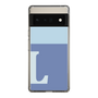 Slim Protection Case［ Original - initial two tone - L blue ］