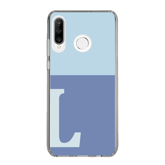 Slim Protection Case［ Original - initial two tone - L blue ］