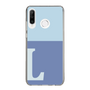 Slim Protection Case［ Original - initial two tone - L blue ］