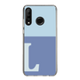 Slim Protection Case［ Original - initial two tone - L blue ］