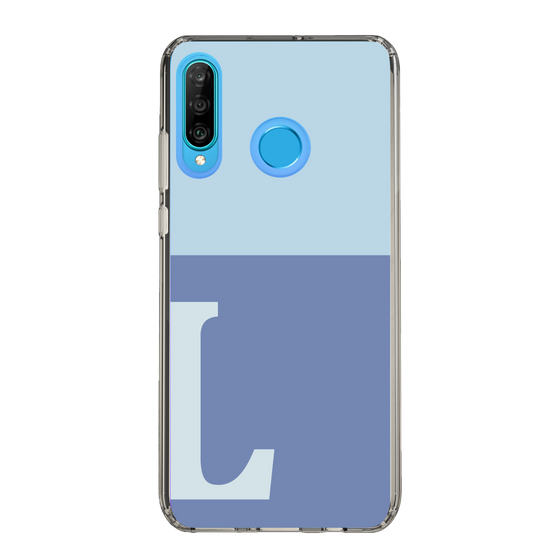Slim Protection Case［ Original - initial two tone - L blue ］