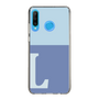 Slim Protection Case［ Original - initial two tone - L blue ］
