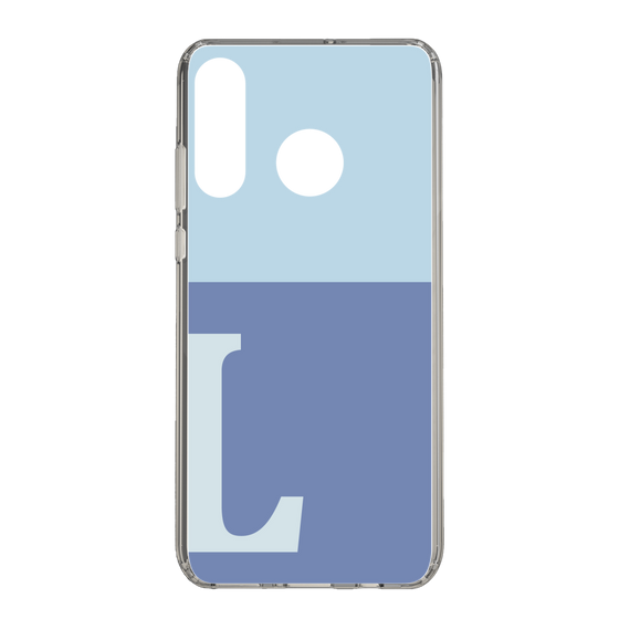 Slim Protection Case［ Original - initial two tone - L blue ］
