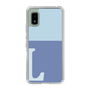 Slim Protection Case［ Original - initial two tone - L blue ］