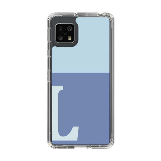Slim Protection Case［ Original - initial two tone - L blue ］