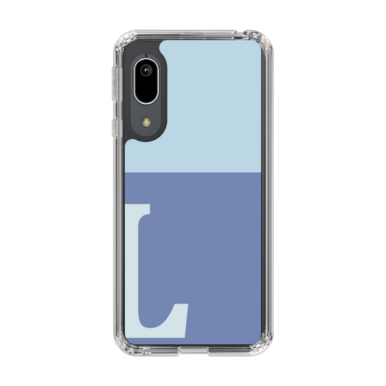 Slim Protection Case［ Original - initial two tone - L blue ］