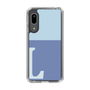 Slim Protection Case［ Original - initial two tone - L blue ］