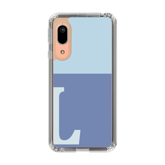 Slim Protection Case［ Original - initial two tone - L blue ］
