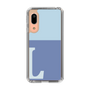 Slim Protection Case［ Original - initial two tone - L blue ］