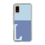 Slim Protection Case［ Original - initial two tone - L blue ］