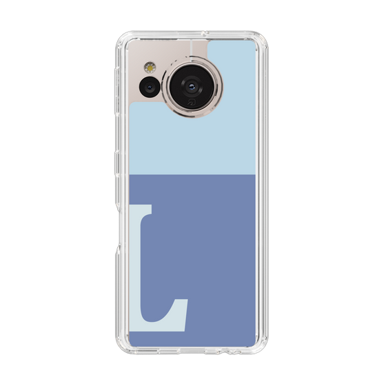 Slim Protection Case［ Original - initial two tone - L blue ］