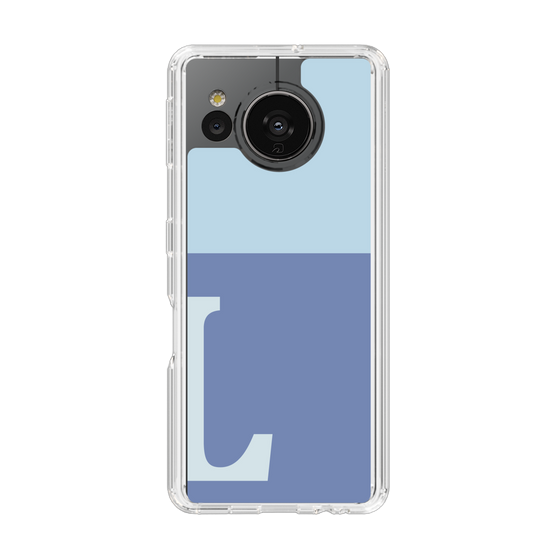 Slim Protection Case［ Original - initial two tone - L blue ］