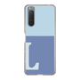 Slim Protection Case［ Original - initial two tone - L blue ］