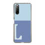 Slim Protection Case［ Original - initial two tone - L blue ］