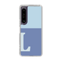 Slim Protection Case［ Original - initial two tone - L blue ］