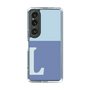 Slim Protection Case［ Original - initial two tone - L blue ］