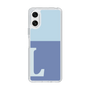 Slim Protection Case［ Original - initial two tone - L blue ］