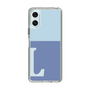 Slim Protection Case［ Original - initial two tone - L blue ］