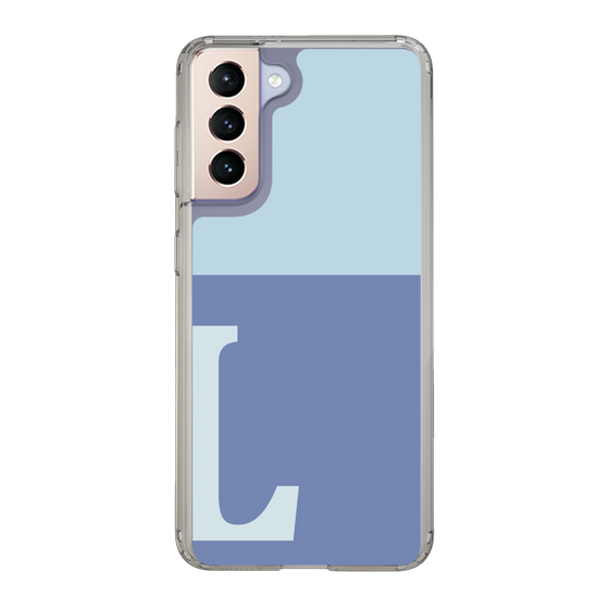 Slim Protection Case［ Original - initial two tone - L blue ］