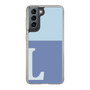 Slim Protection Case［ Original - initial two tone - L blue ］