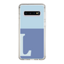 Slim Protection Case［ Original - initial two tone - L blue ］