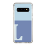 Slim Protection Case［ Original - initial two tone - L blue ］