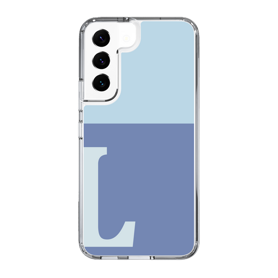 Slim Protection Case［ Original - initial two tone - L blue ］