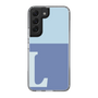 Slim Protection Case［ Original - initial two tone - L blue ］