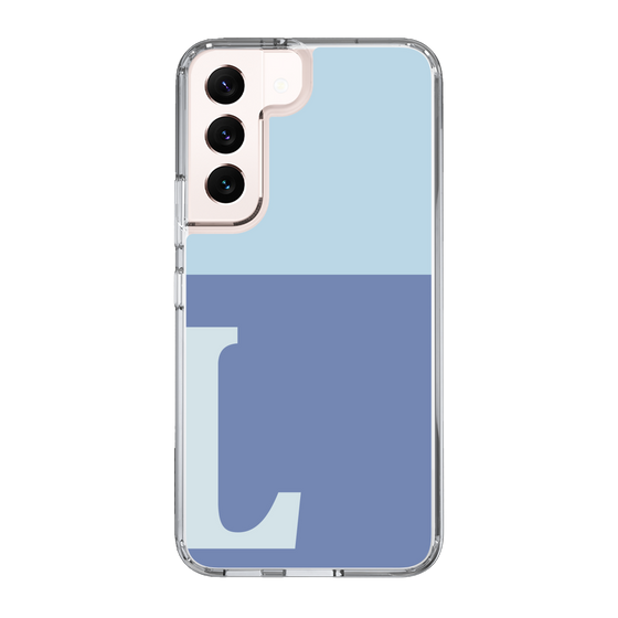 Slim Protection Case［ Original - initial two tone - L blue ］