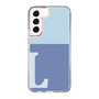Slim Protection Case［ Original - initial two tone - L blue ］