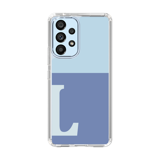 Slim Protection Case［ Original - initial two tone - L blue ］