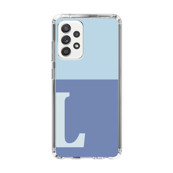 Slim Protection Case［ Original - initial two tone - L blue ］