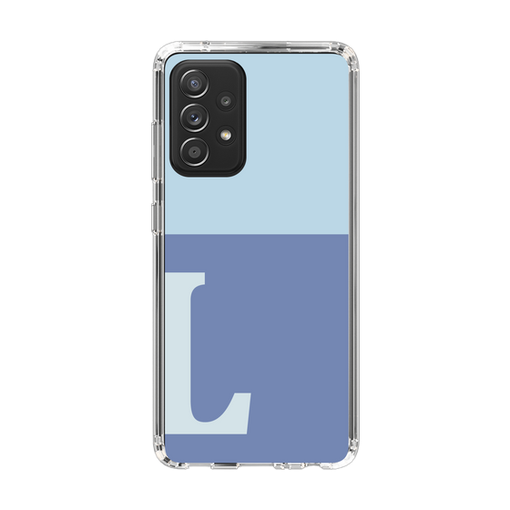 Slim Protection Case［ Original - initial two tone - L blue ］