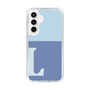 Slim Protection Case［ Original - initial two tone - L blue ］