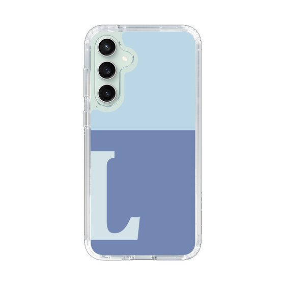 Slim Protection Case［ Original - initial two tone - L blue ］