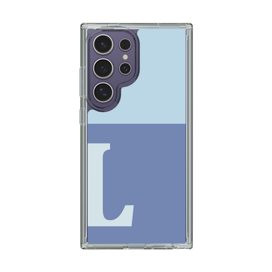 Slim Protection Case［ Original - initial two tone - L blue ］