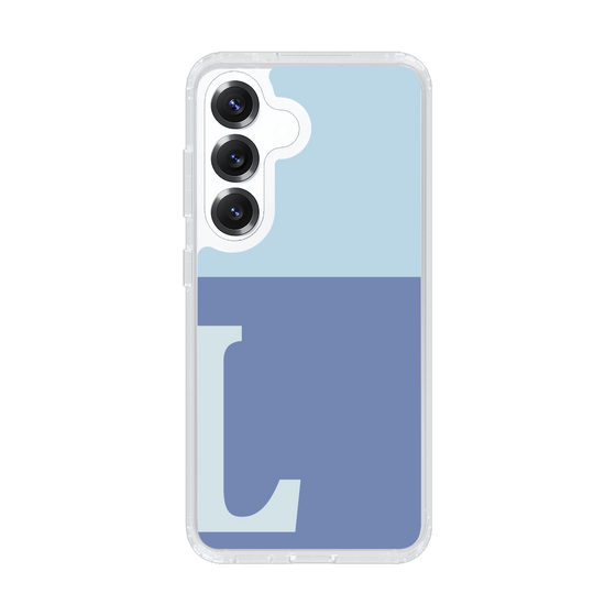 Slim Protection Case［ Original - initial two tone - L blue ］