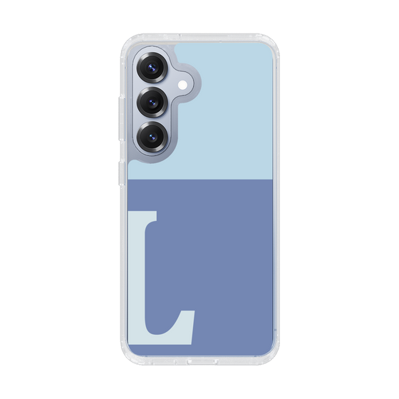 Slim Protection Case［ Original - initial two tone - L blue ］